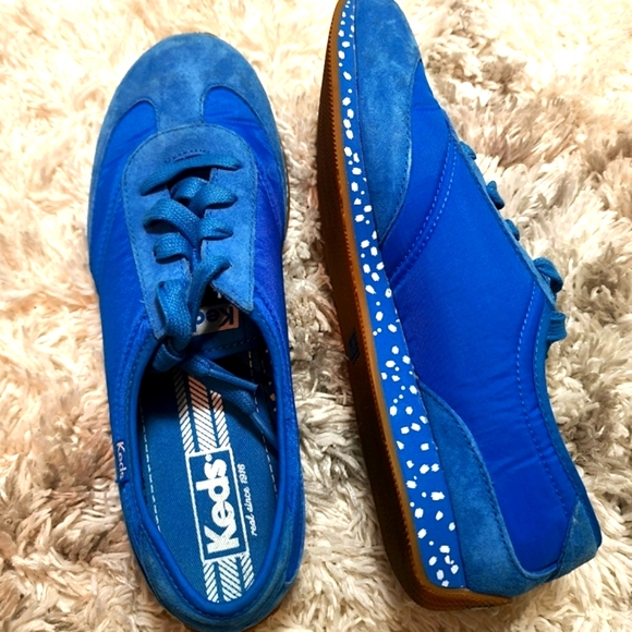 Keds Women’s Blue Confetti Sneakers Size 7 - Picture 1 of 12